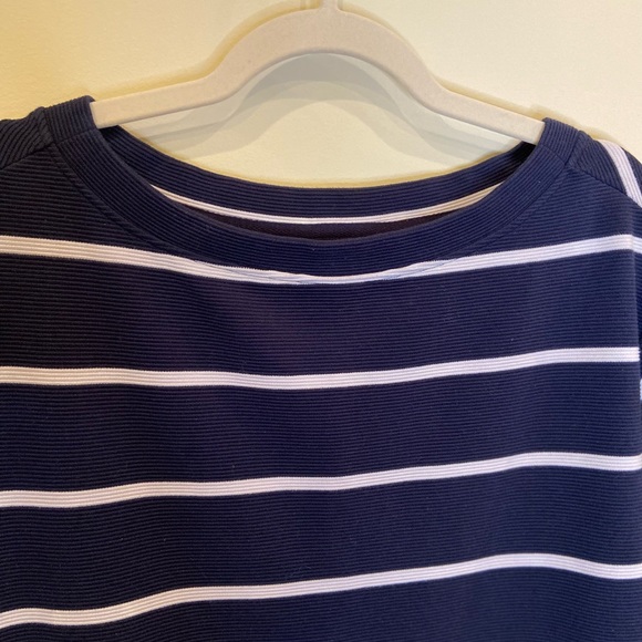 Lou & Grey Navy Blue and White Striped Tunic - Picture 3 of 7